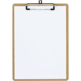 CARPETA SUJETAPAPELES MADERA CON PINZA A4 | 12 UNIDADES | (GRAFOPLAS)